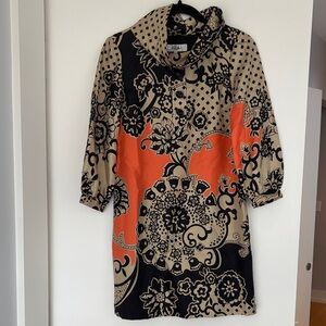 Tibi Floral Silk Mini Dress